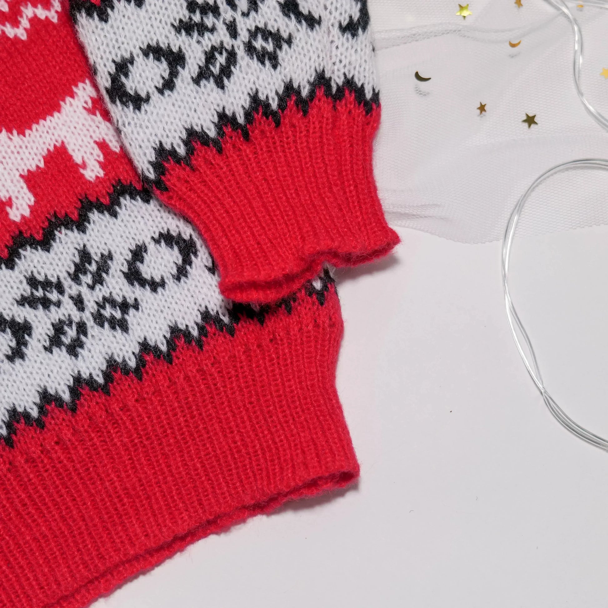 2025 Christmas Women Men Kids Matching Outfits Knit Sweater Jacquard Jumper Long Sleeve Pullover Female Warm Thick Top Xmas Look